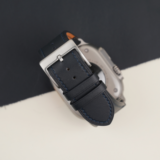 Midnight Box Calf Leather Apple Watch Ultra Band