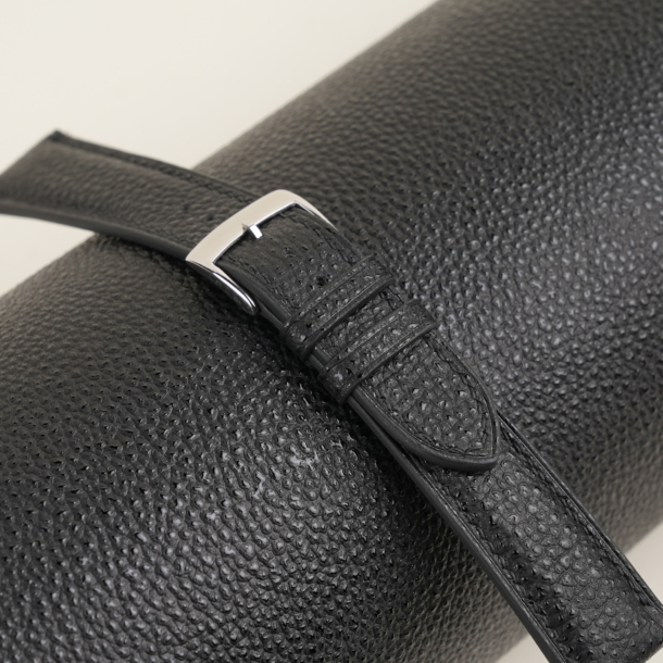 Padded Black Diamond Wagyu Leather Watch Strap