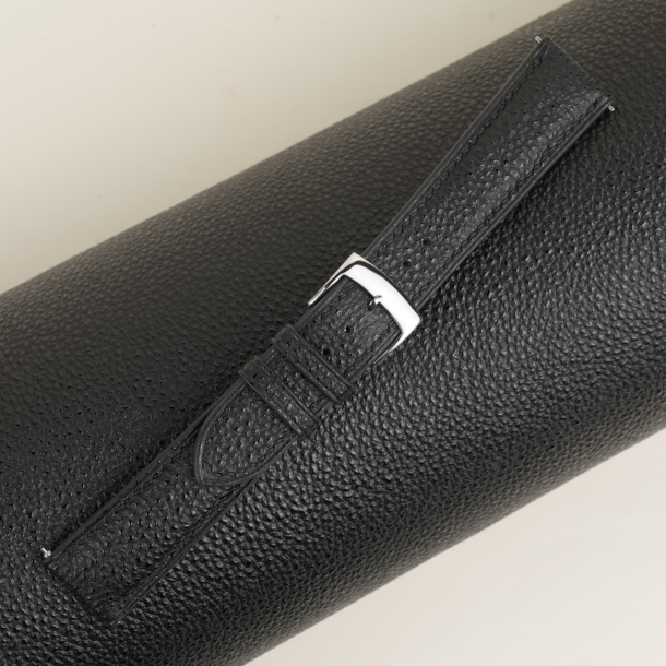 Padded Black Diamond Wagyu Leather Watch Strap