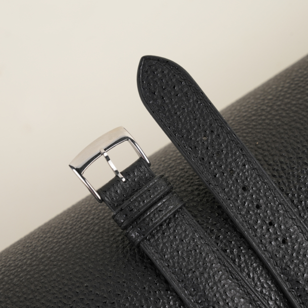 Padded Black Diamond Wagyu Leather Watch Strap