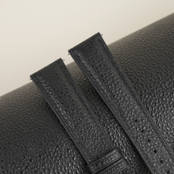 Padded Black Diamond Wagyu Leather Watch Strap