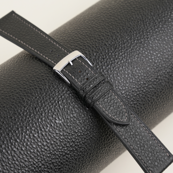 Black Diamond Wagyu Leather Watch Strap