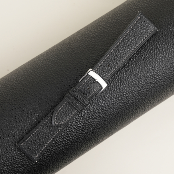 Black Diamond Wagyu Leather Watch Strap