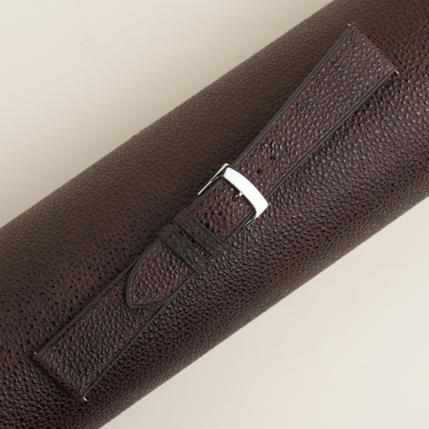 Brown Black Diamond Wagyu Leather Watch Strap 4 Brown Black Diamond Wagyu Leather Watch Strap