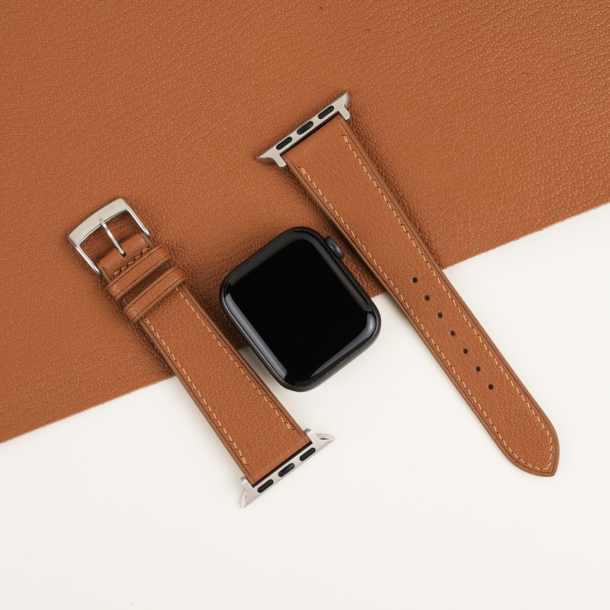 Golden Alran Chevre Sully Leather Apple Watch Band