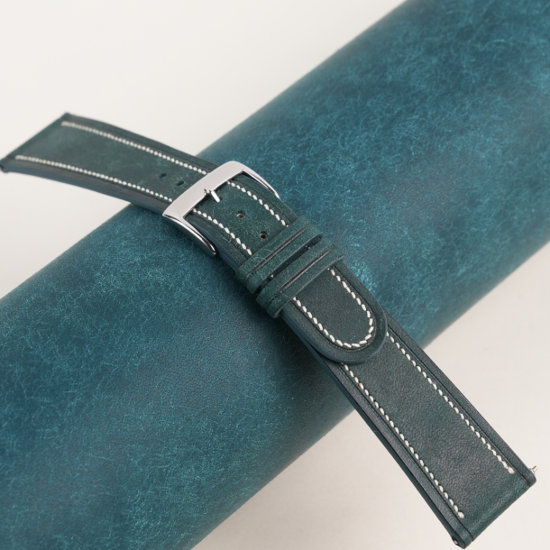 40's Vintage Navy Pueblo Leather Watch Strap