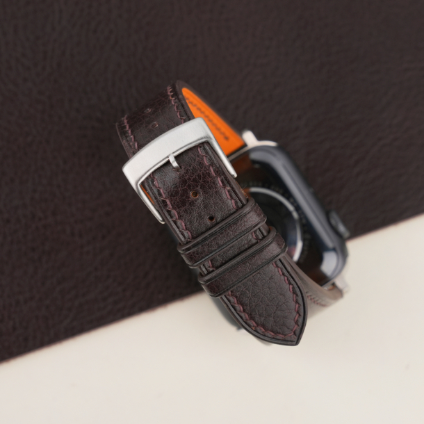 Dark Brown Vachetta Leather Apple Watch Band