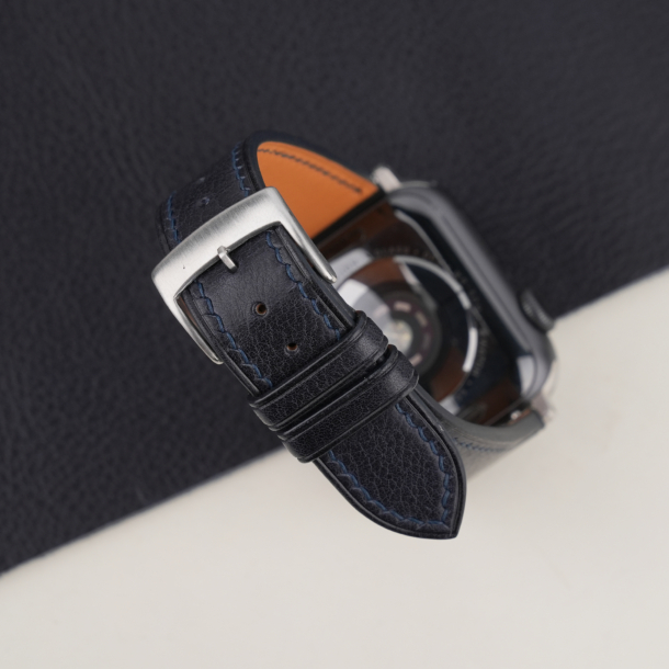 Navy Vachetta Leather Apple Watch Band 3 Navy Vachetta Leather Apple Watch Band