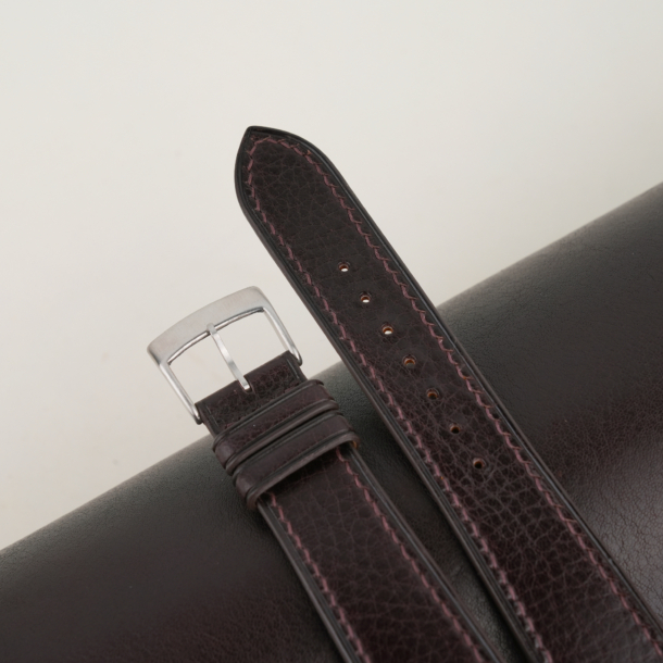 Dark Brown Vachetta Leather Watch Strap