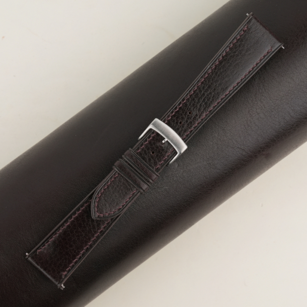 Dark Brown Vachetta Leather Watch Strap