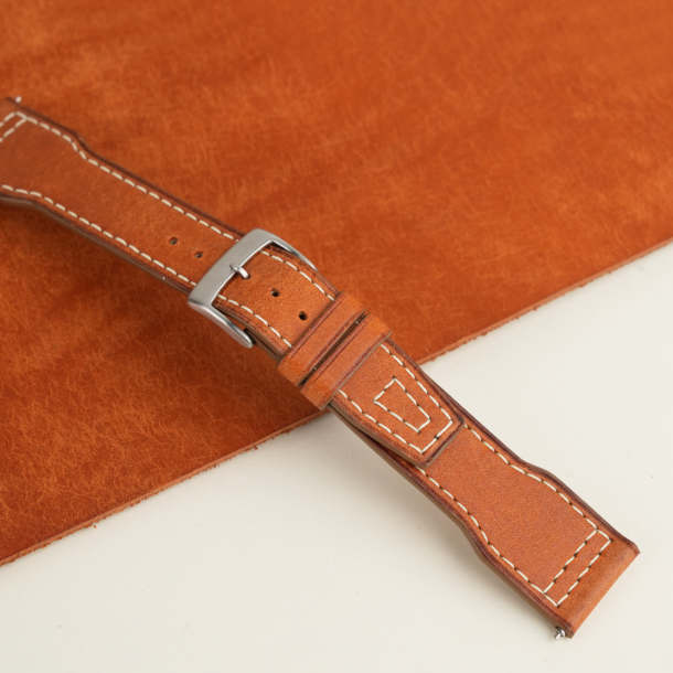 Pilot Whiskey Pueblo Leather Watch Strap
