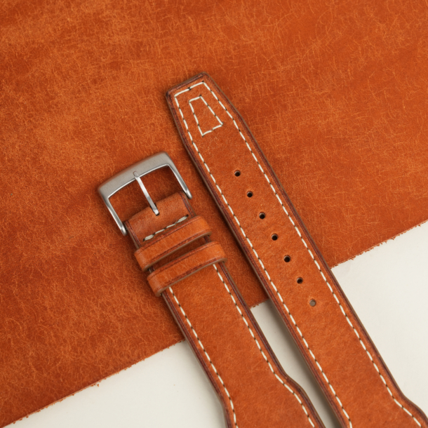 Pilot Whiskey Pueblo Leather Watch Strap