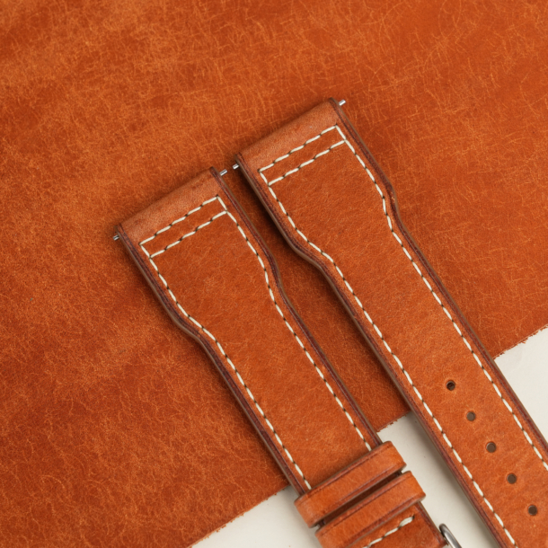 Pilot Whiskey Pueblo Leather Watch Strap