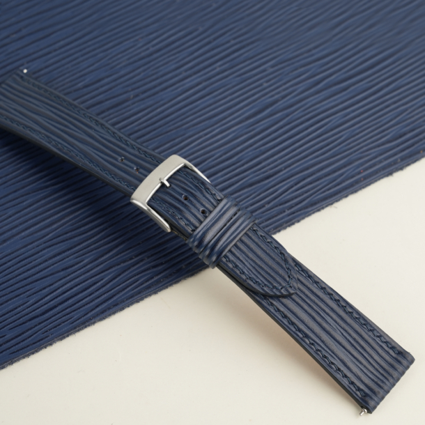 Navy Epi Leather Watch Strap