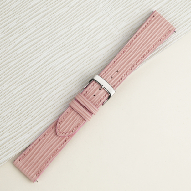 Light Pink Epi Leather Watch Strap