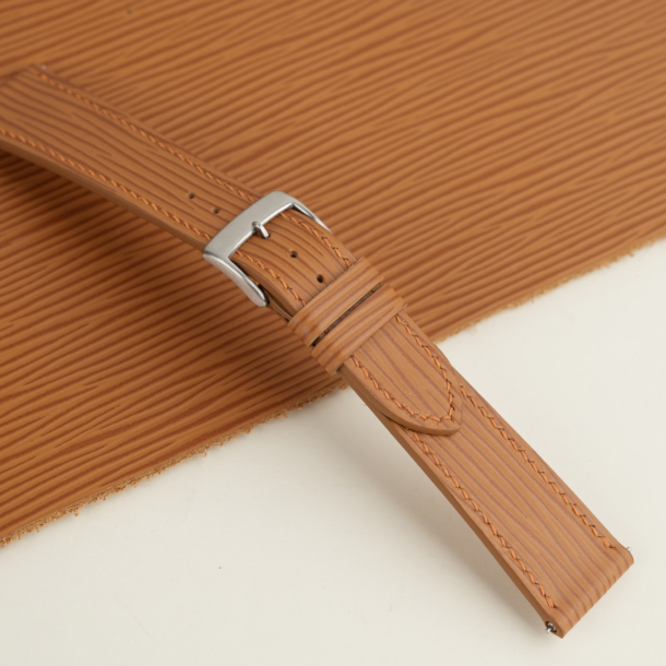 Golden Epi Leather Watch Strap