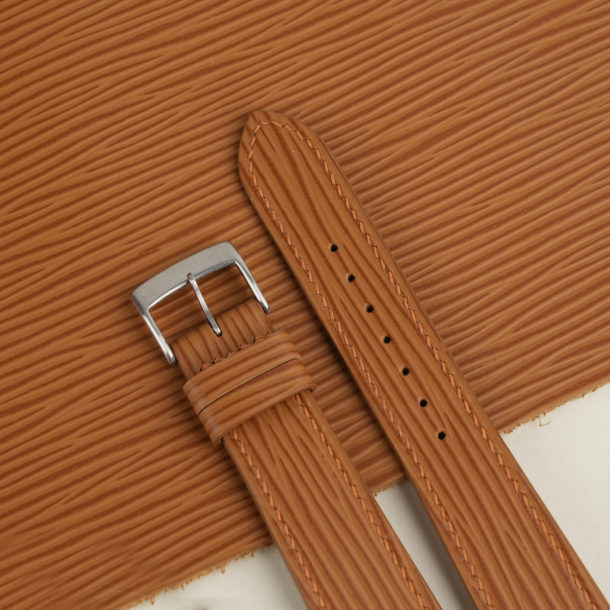 Golden Epi Leather Watch Strap