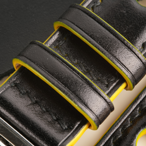 Rally Black Shell Cordovan Leather Watch Strap