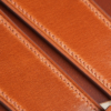 Micro Stitch Cognac Shell Cordovan Leather Watch Strap