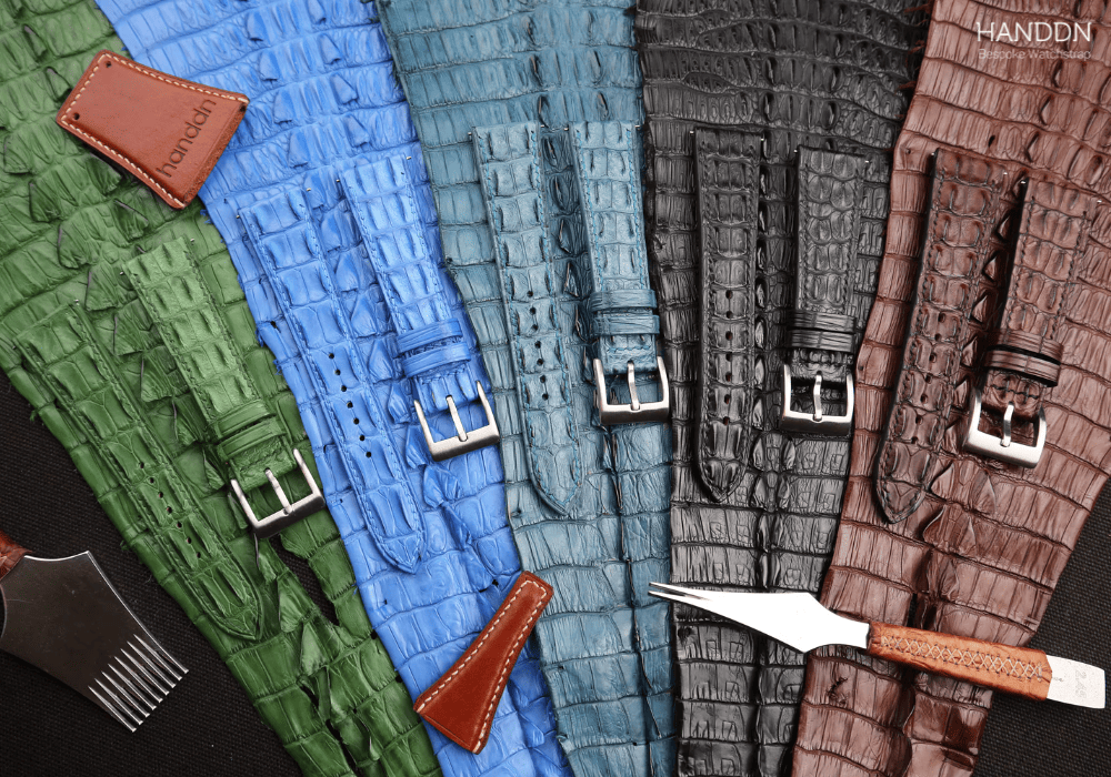 hornback alligator watch strap