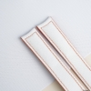 White Sailcloth Rubber Lining Pearl White Epsom Single Folding Watch Strap