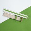 Duocolor Neon Green Alran Sully Leather Watch Strap