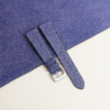 Blueberry Saffiano Leather Watch Strap