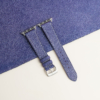Blueberry Saffiano Leather Apple Watch Band