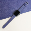 Blueberry Saffiano Leather Apple Watch Band
