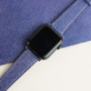 Blueberry Saffiano Leather Apple Watch Band