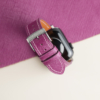 Plum Purple Saffiano Leather Apple Watch Band