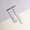 Light Purple Saffiano Leather Apple Watch Band