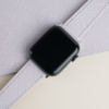 Light Purple Saffiano Leather Apple Watch Band