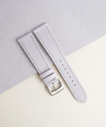 Light Purple Saffiano Leather Watch Strap
