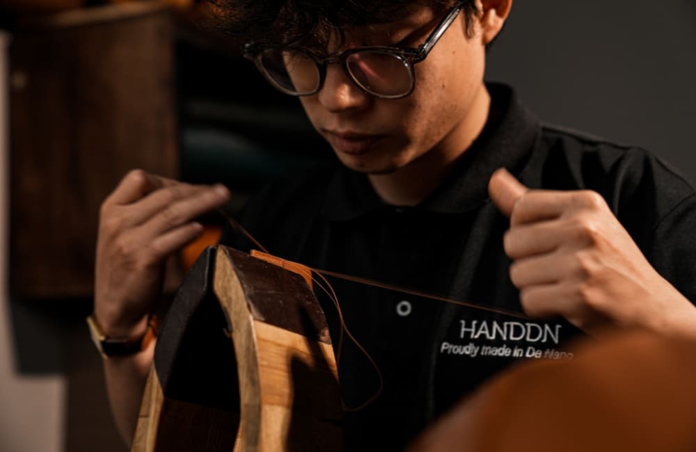hand stitching over machines