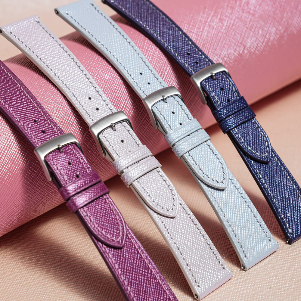 new colors Saffiano watch strap