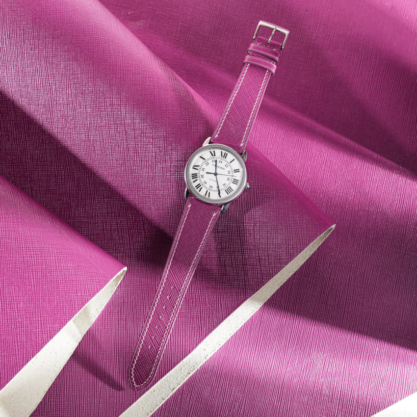 new colors Saffiano watch strap