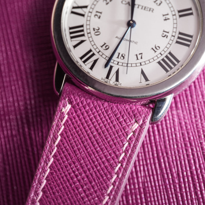 new colors Saffiano watch strap