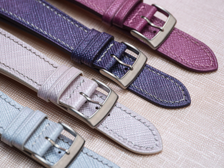 The new color Saffiano watch strap