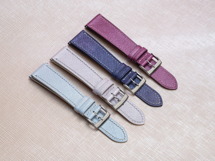 The new color Saffiano watch strap