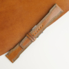 Pilot Double Stitch Whiskey Shell Cordovan Leather Watch Strap