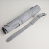 NATO Light Grey Alligator Lining Navy Swift Leather Watch Strap