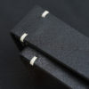 Black Vachetta Lining Black Epsom Leather Fixed Bars Watch Strap