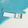 Turquoise Stingray Lining White Epsom Leather Watch Strap 10 Turquoise Stingray Lining White Epsom Leather Watch Strap