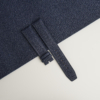 Navy Togo Lining Red Alran Sully Leather Watch Strap