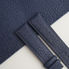 Navy Togo Lining Red Alran Sully Leather Watch Strap