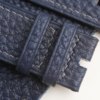Navy Togo Lining Red Alran Sully Leather Watch Strap