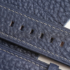 Navy Togo Lining Red Alran Sully Leather Watch Strap