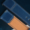 Dark Blue Shell Cordovan CF Rev Leather Watch Strap 13 Dark Blue Shell Cordovan CF Rev Leather Watch Strap