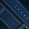 Dark Blue Shell Cordovan CF Rev Leather Watch Strap 11 Dark Blue Shell Cordovan CF Rev Leather Watch Strap